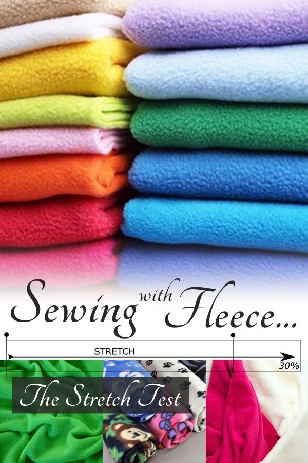 Sewing with Fleece - the Stretch Test Sewing with Fleece - the Stretch Test